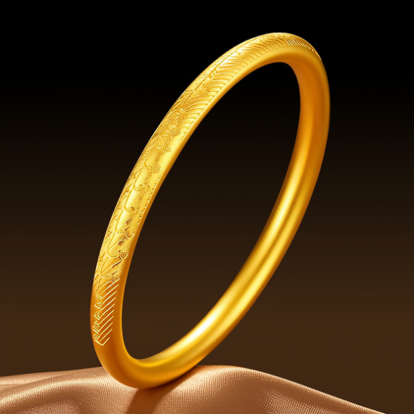 纯金手镯图片