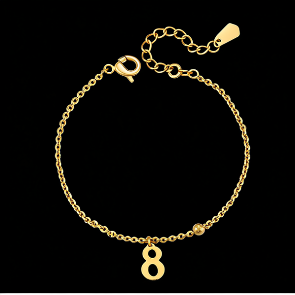 8克金手链图片