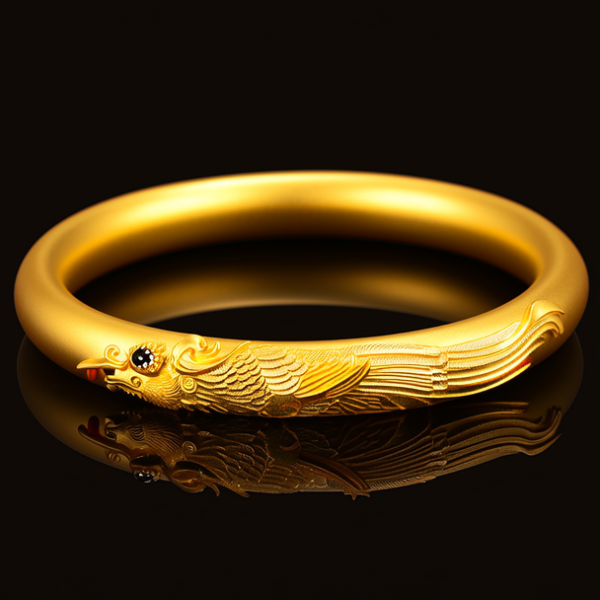 凤凰金手镯图片