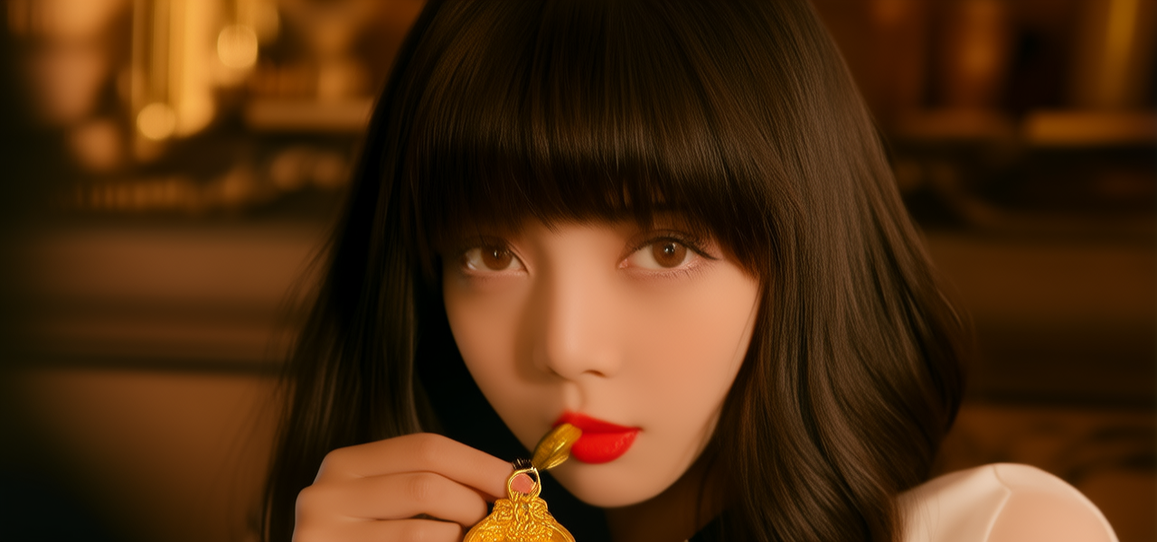 黄金吊坠女款图片