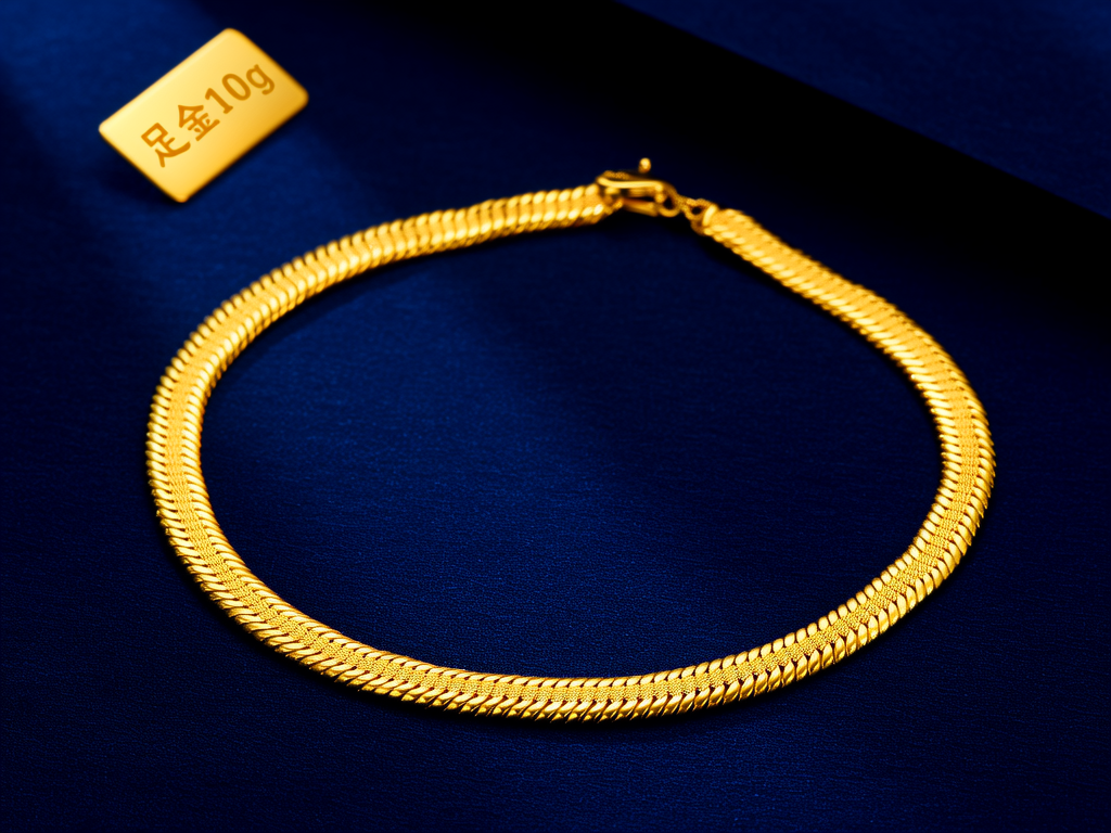 黄金10克项链图片