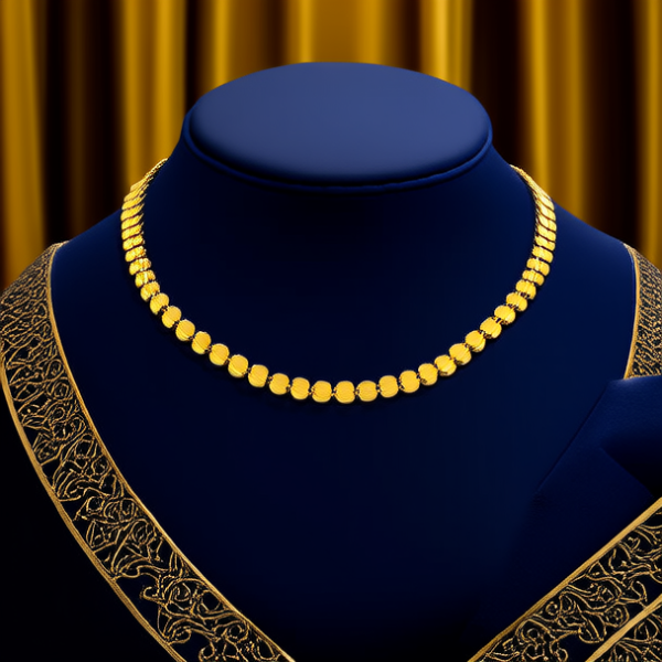500克黄金项链图片