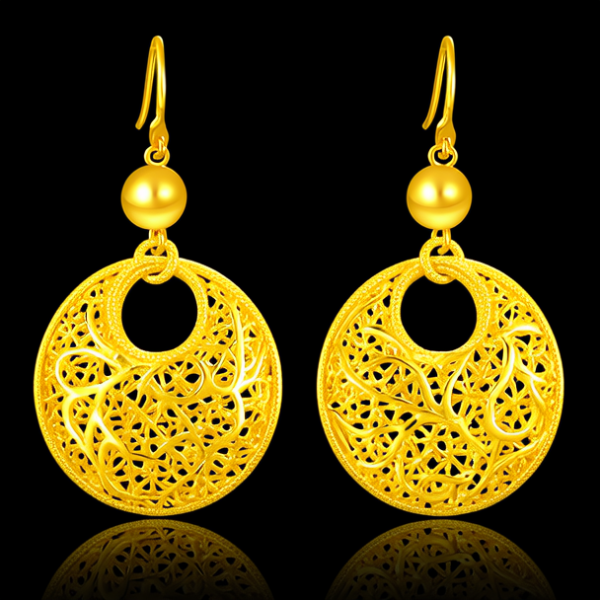 吊坠耳环图片大全黄金