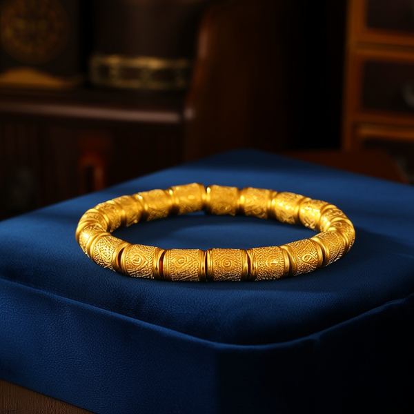 纯黄金手串价格及图片